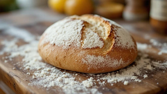 sourdough starter crust on top — sourdough starter guide from Mother's Country Store