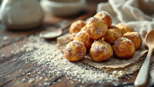 Sourdough culture at peak rise with domed top in a warm Southern kitchen setting — sourdough starter pretzel bites recipe guide from Mother's Country Store