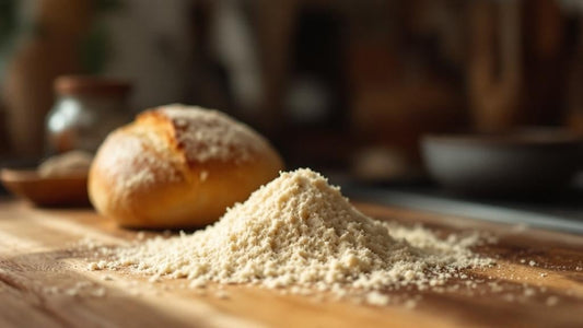 Sourdough culture at peak rise with domed top in a warm Southern kitchen setting — sourdough starter takes 24 hours to double guide from Mother's Country Store