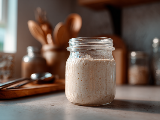 Overfed sourdough starter with no bubbles