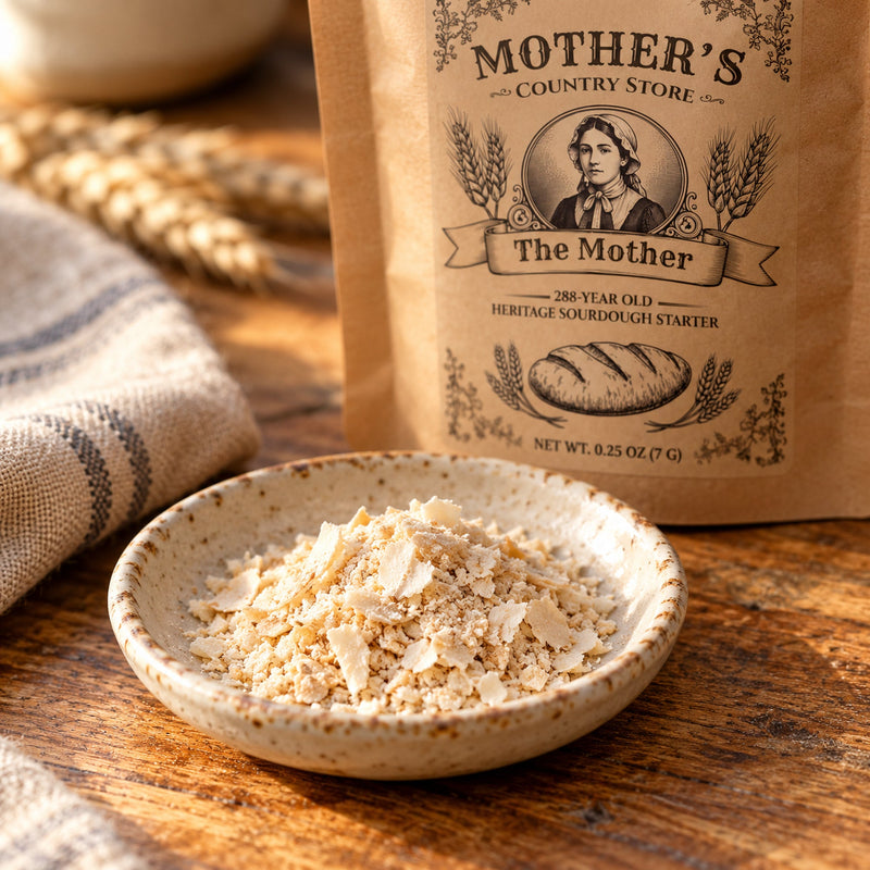 The Mother sourdough starter – dried starter flakes
