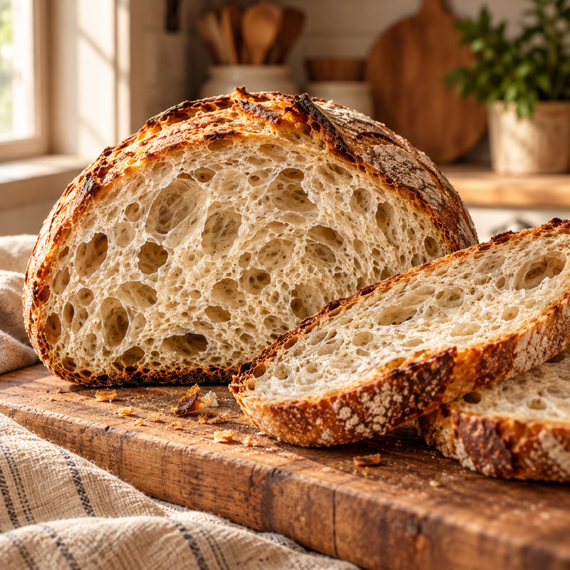 The Mother sourdough starter – sliced loaf