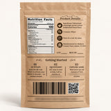 The Mother sourdough starter – pouch back with product details