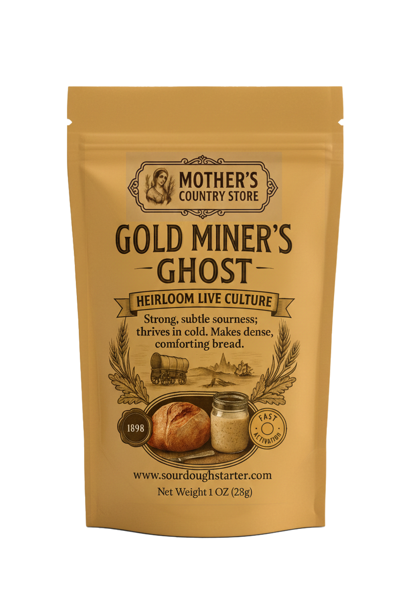 Gold Miner's Ghost dehydrated sourdough starter - Klondike heritage sourdough culture