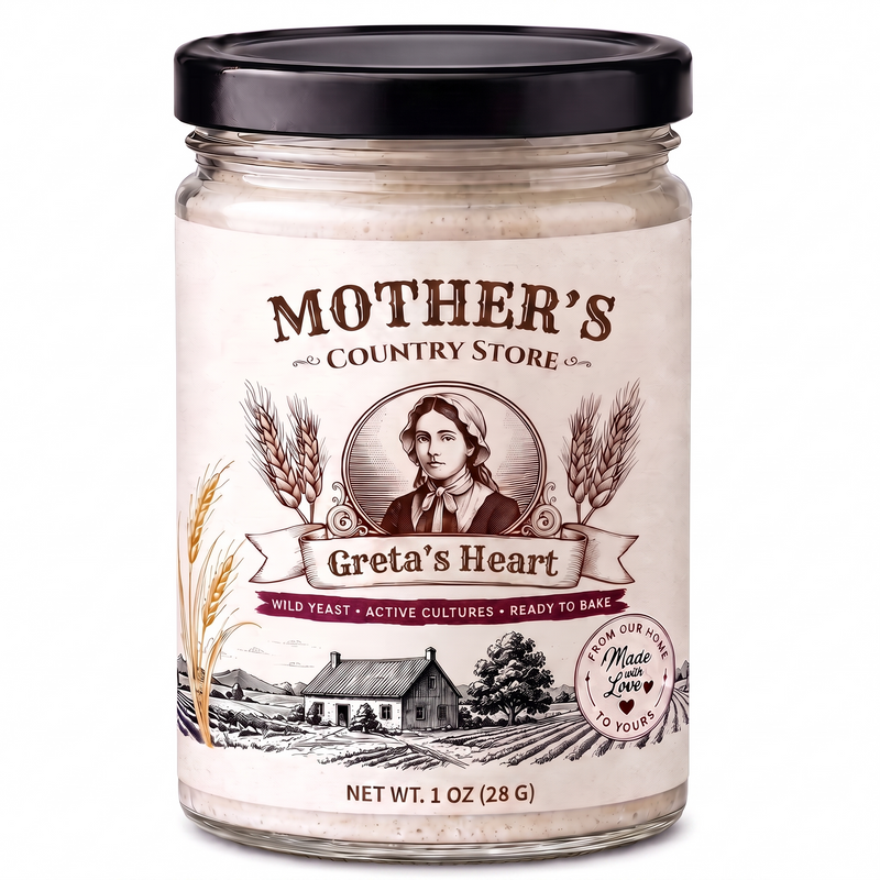 Greta's Heart — Bavarian Rye Sourdough Starter